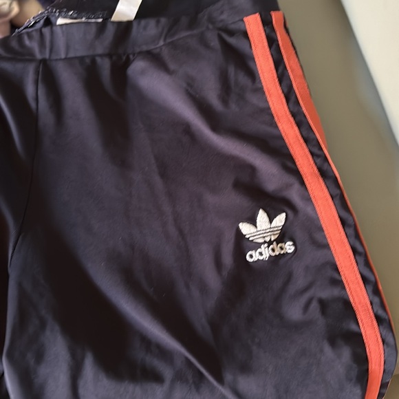 Adidas Originals Active Icon 3-stripe Salmon Orange Legging Pants S - Picture 5 of 9